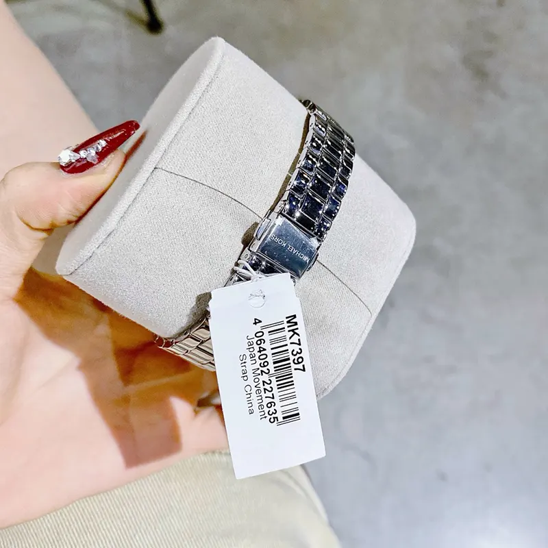 Michael Kors Mini Lennox Blue Dial Dress Ladies Watch- MK7397